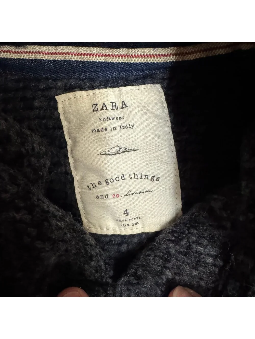 Zara size 4t